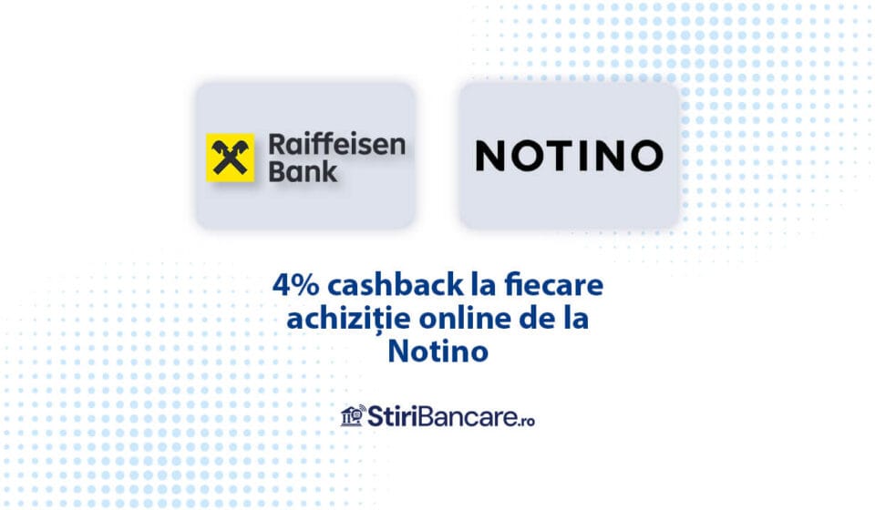 Cashback Notino prin Raiffeisen Smart Market