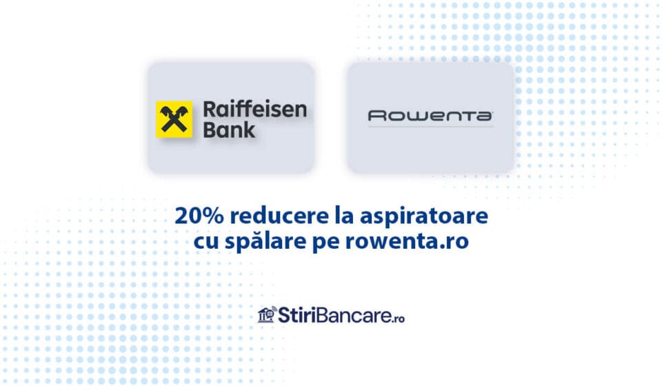 reducere la aspiratoare cu spălare Rowenta prin Raiffeisen Smart Market